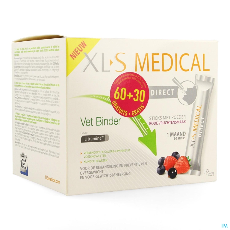 Xls Med. Vetbinder Stick 60 + 30 Gratis