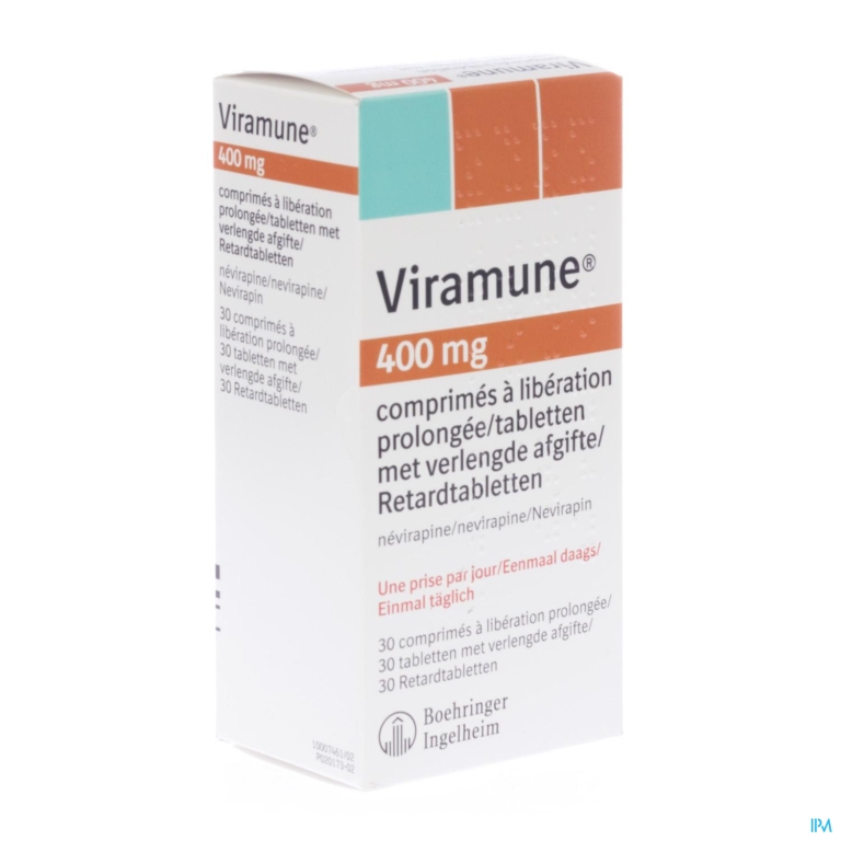 Viramune 400mg Tabl Verlengde Werking 30 X 400mg