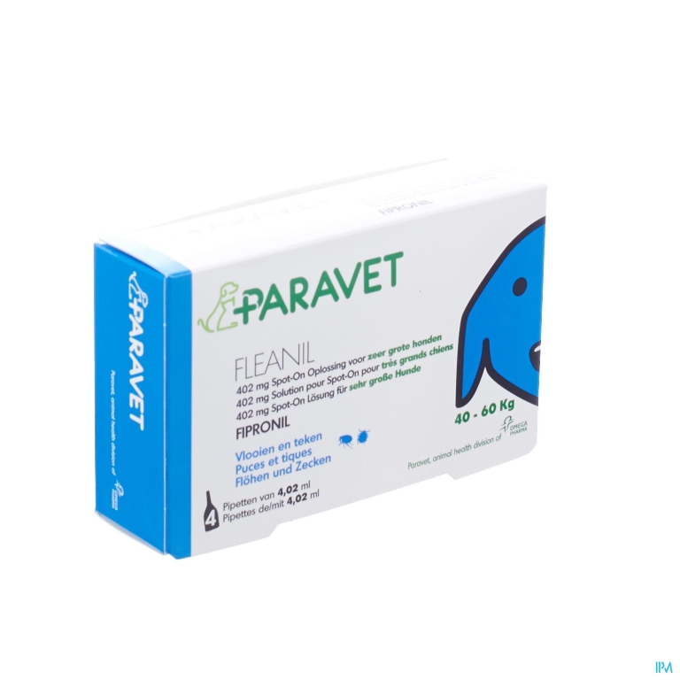 Paravet Fleanil Hond >40kg Pipet 4