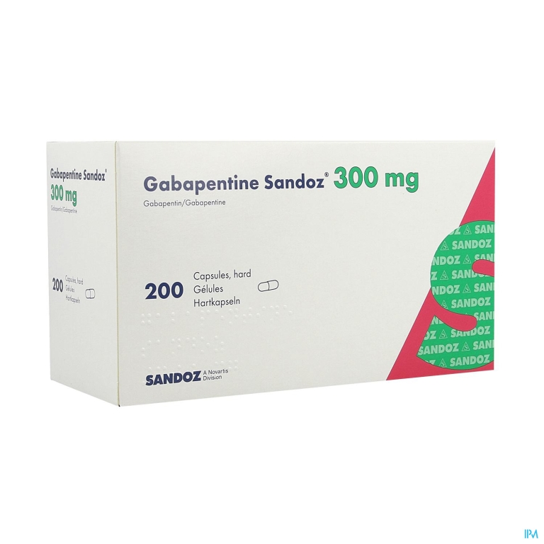 Gabapentine 300mg Sandoz Caps 200 X 300mg