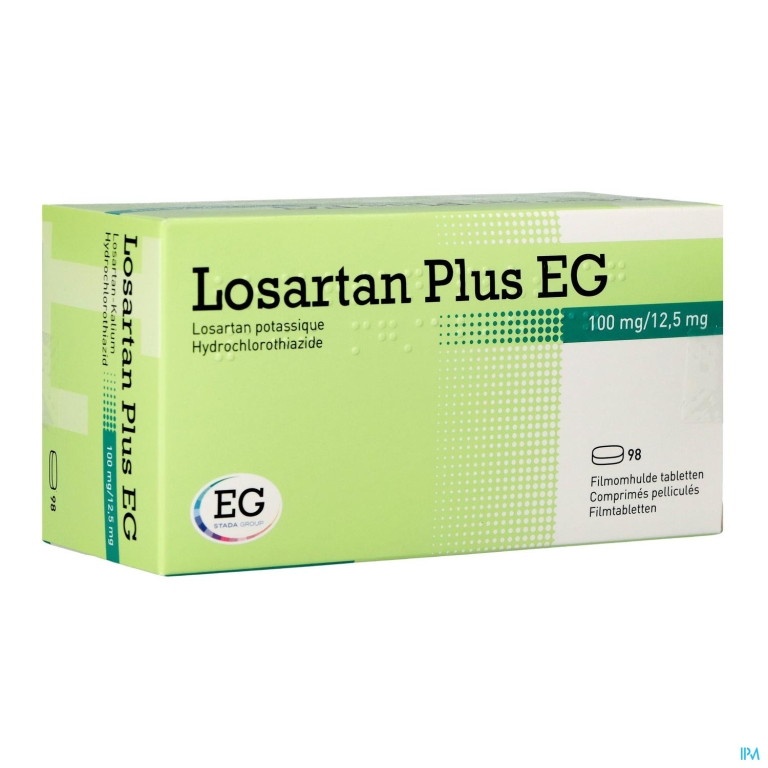 Losartan Plus EG 100 Mg/12,5 Mg Filmomh Tabl 98