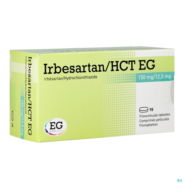 Irbesartan Hct EG 150 Mg/12,5 Mg Filmomh Tabl 98