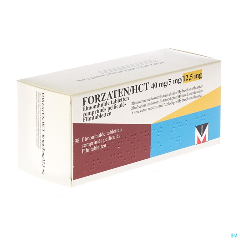 Forzaten/hct 40mg/ 5mg/12,5mg Filmomh Tabl 98