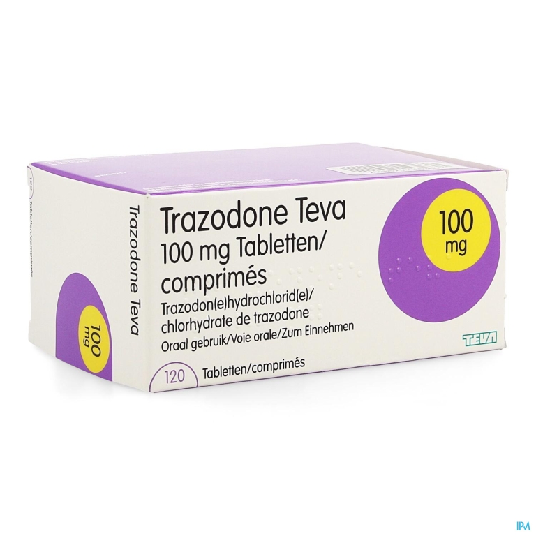 Trazodone Teva Tabl 120 X 100mg