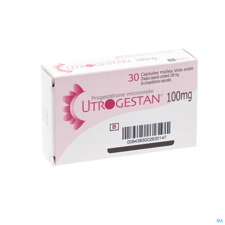 Utrogestan Caps 30 X 100mg