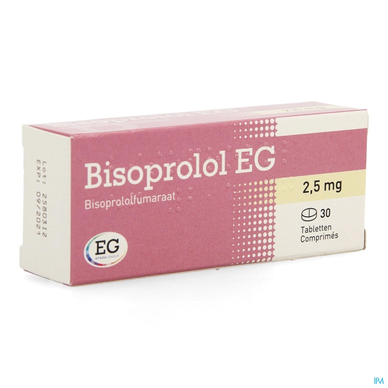 Bisoprolol EG Tabl 30X2,5Mg