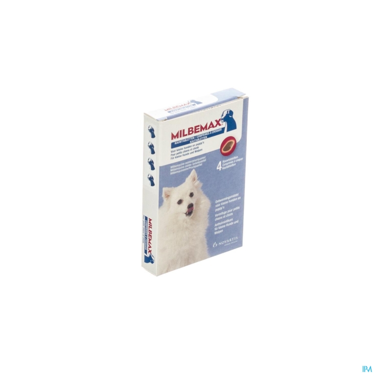 Milbemax Kleine Hond Puppy Kauwtabletten 1×4