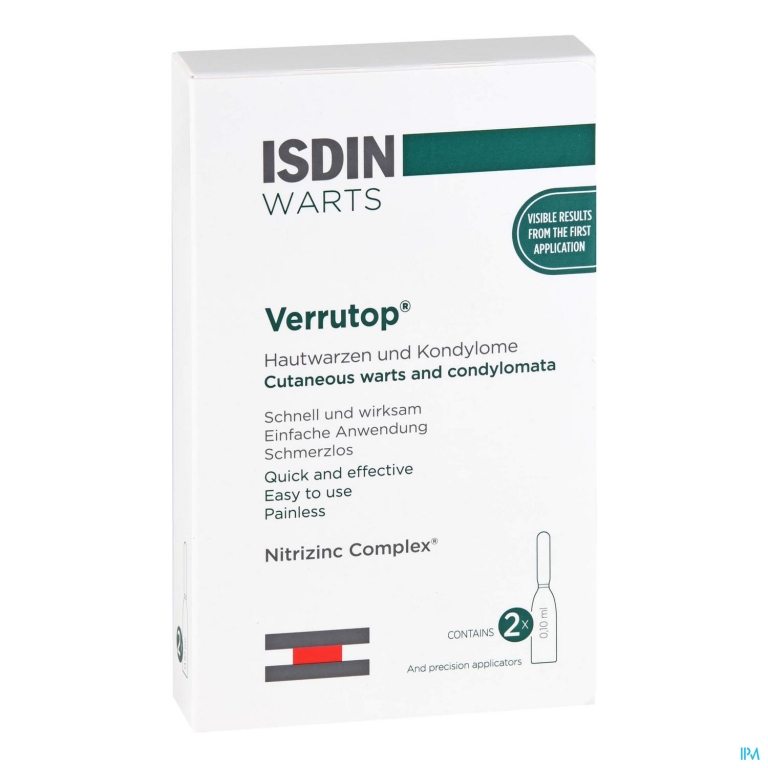 Isdin Verrutop Warts Oplossing Amp 4×0,1ml