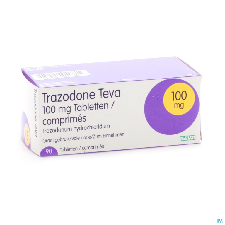 Trazodone Teva Tabl 90 X 100mg