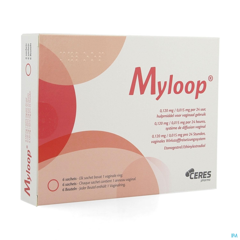 Myloop 0,120mg/0,015mg/24h Hulpmiddel Vag.gebr. 6