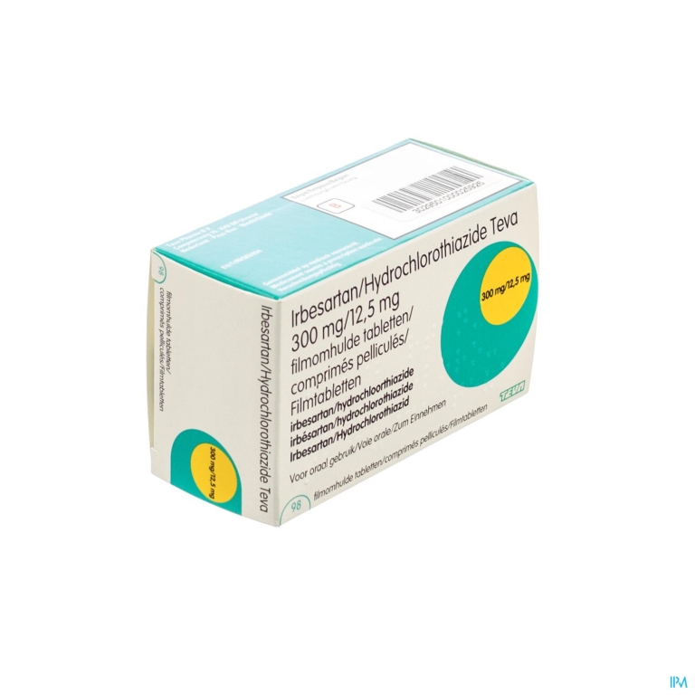 Irbesartan Hct Teva 300mg/12,5mg Filmomh Tabl 98