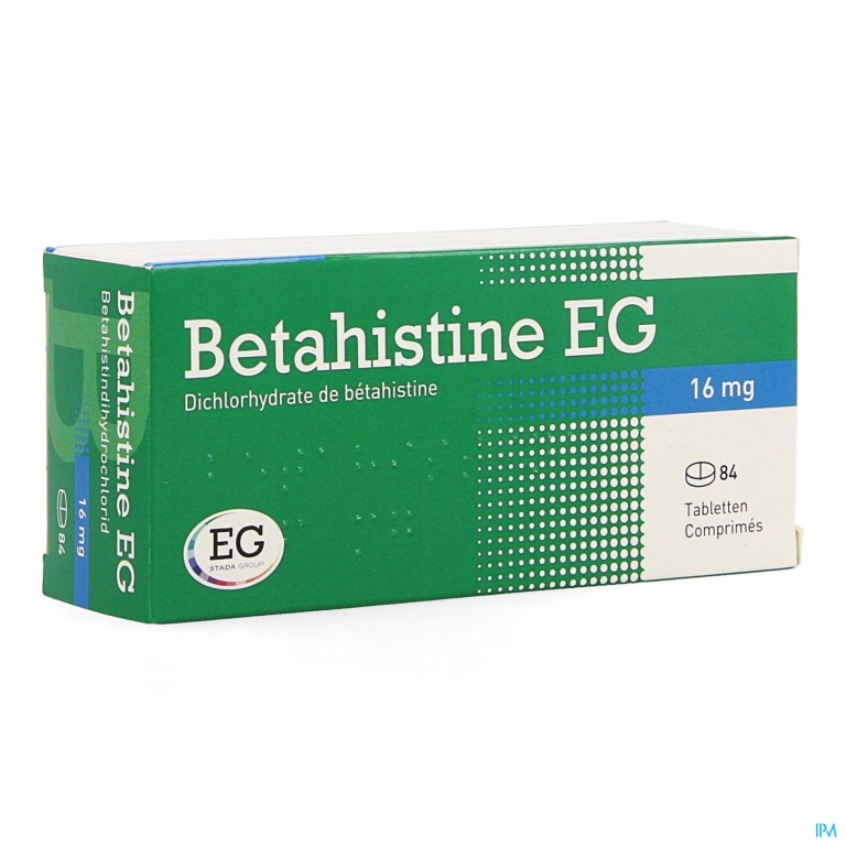 Betahistine EG         Tabl 84X16Mg