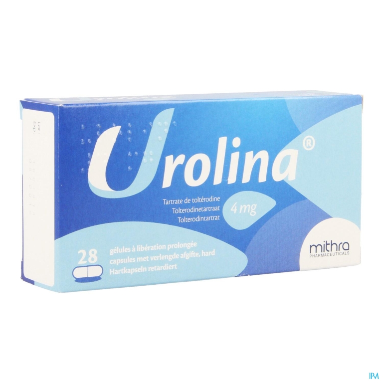 Urolina 4mg Verlengde Afgifte Harde Caps 28 X 4mg