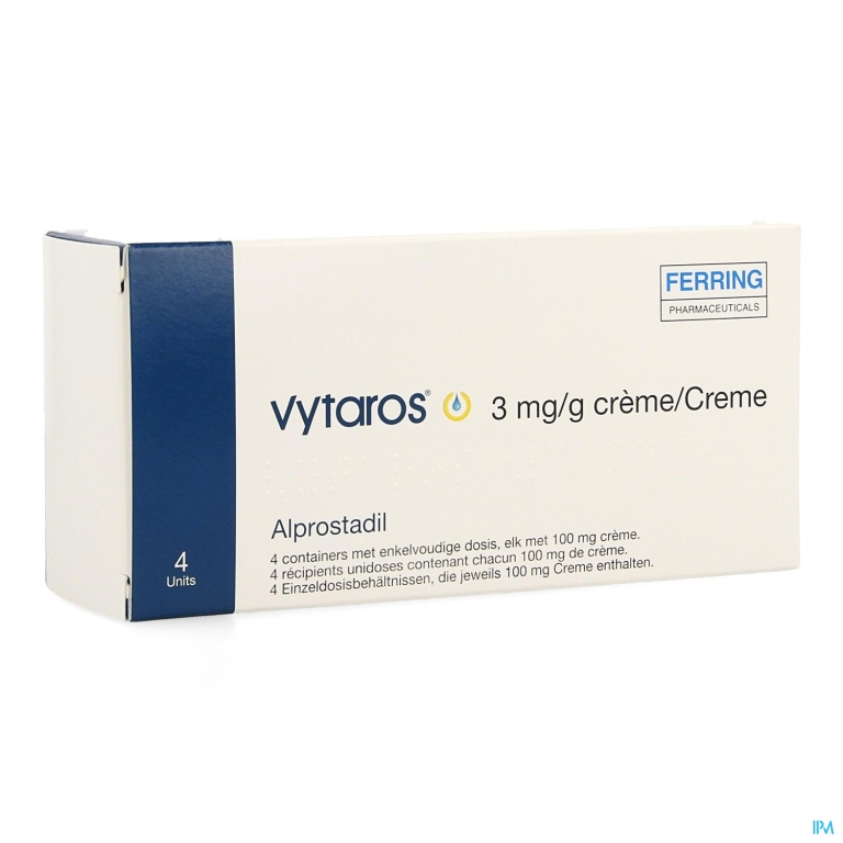 Vytaros 3mg/g Creme Container 4 X 100mg