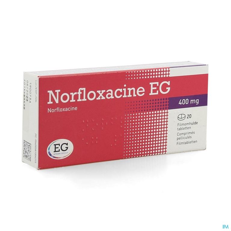 Norfloxacine EG       Tabl 20X400Mg