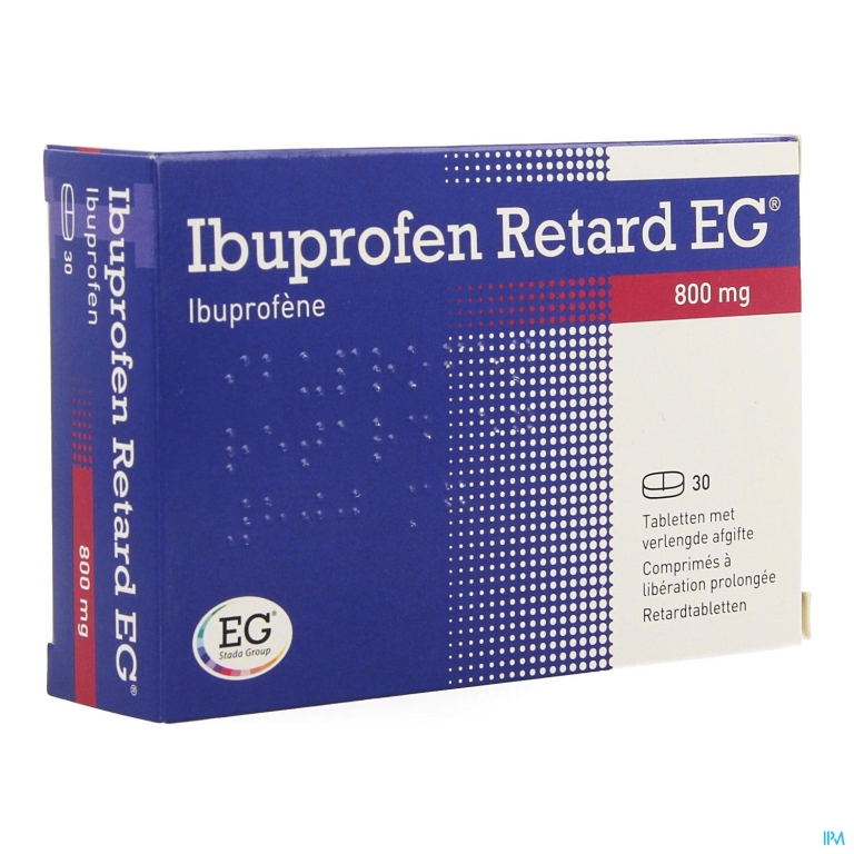 Ibuprofen Retard EG 800 Mg Tabl Verl.Afg. 30X800Mg