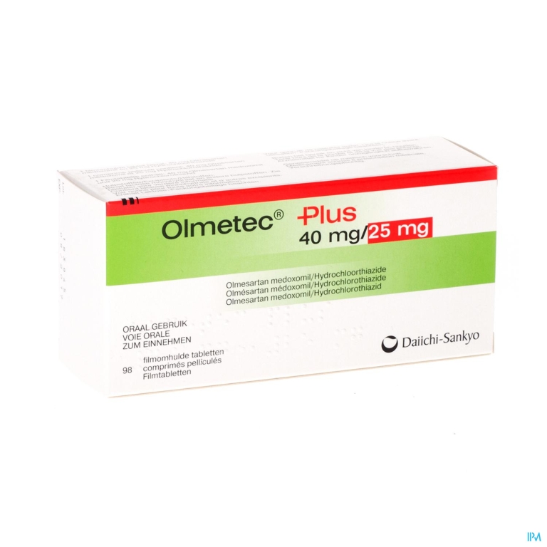 Olmetec Plus 40mg/25mg Comp Pell 98