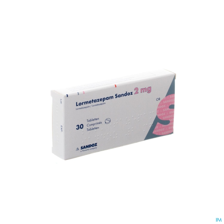 Lormetazepam Sandoz Comp 30 X 2mg