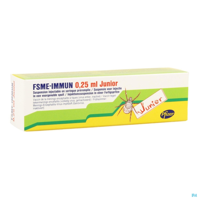 Fsme Immun 0,25ml Junior Susp Inj Voorgev.spuit 1