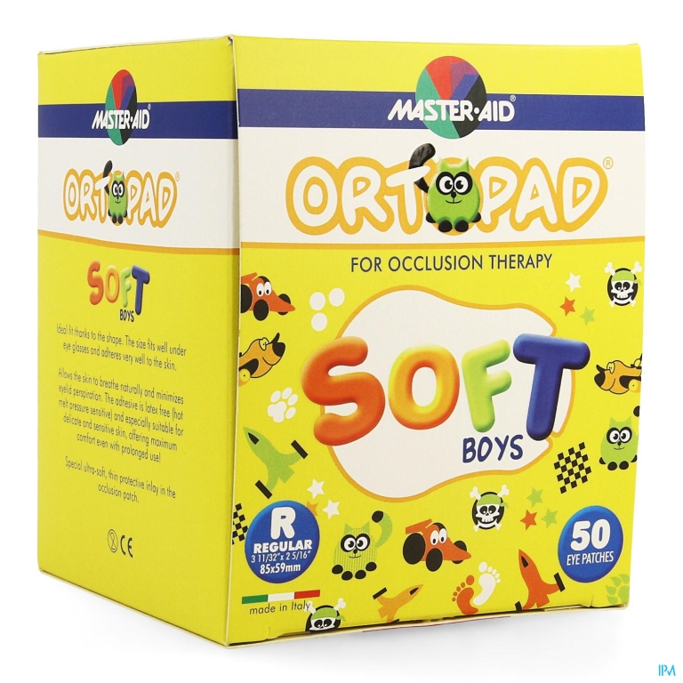 Ortopad Soft Boys Regular 85x59mm 50 72244
