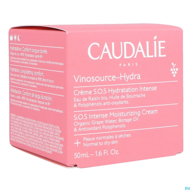 Caudalie Vinosource Hydra Sos Creme Intens 50ml