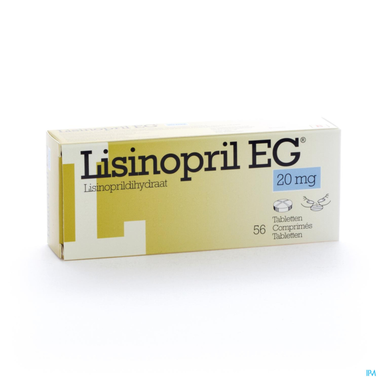 Lisinopril EG          Tabl 56X20Mg