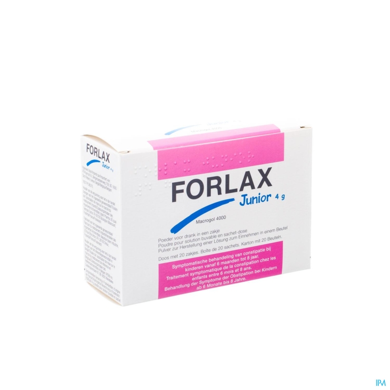 Forlax Junior 4g Pi Pharma Pdr Zakje 20 Pip