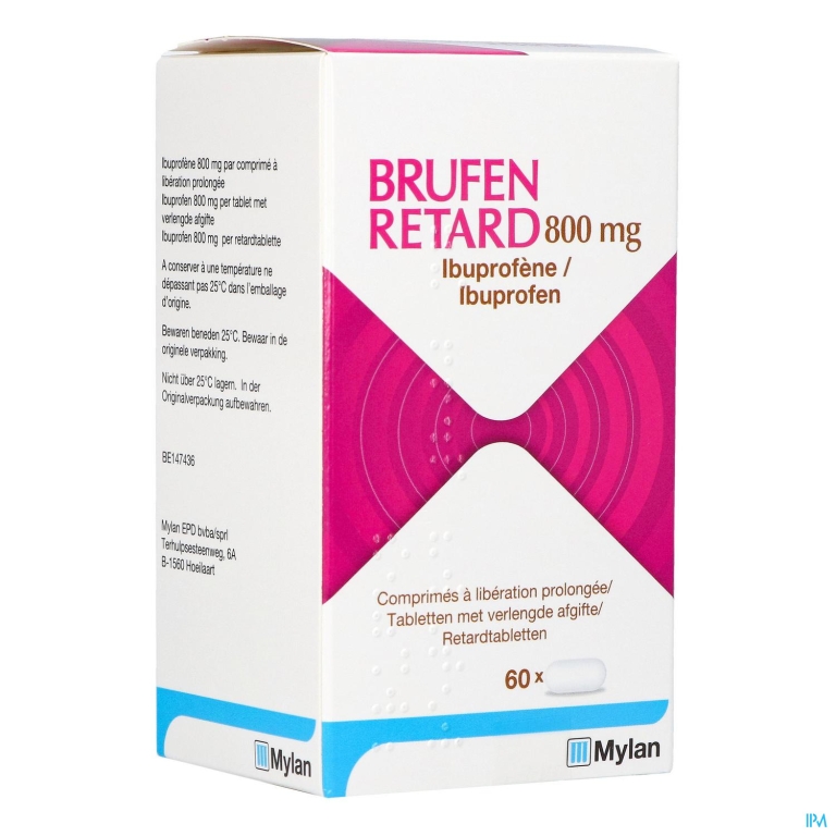 Brufen Retard Comp 60 X 800mg