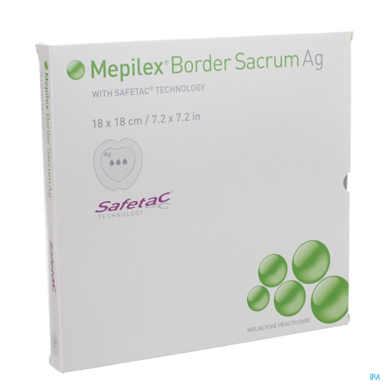 Mepilex Border Ag Sacrum Ster 18,0×18,0 5 382000