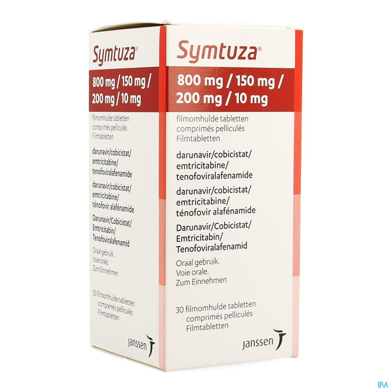 Symtuza 800mg/150mg/200mg/10mg Filmomh Tabl 30