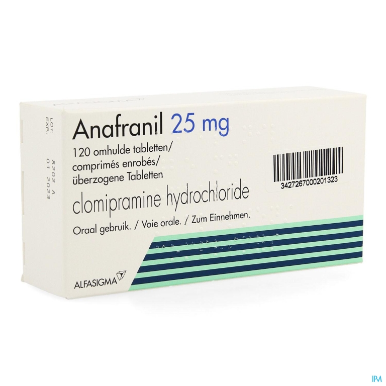 Anafranil 25mg Filmomh Tabl 120 X 25mg