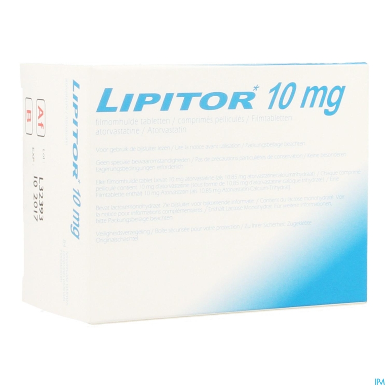 Lipitor 10 Impexeco Comp 84 X 10mg Pip