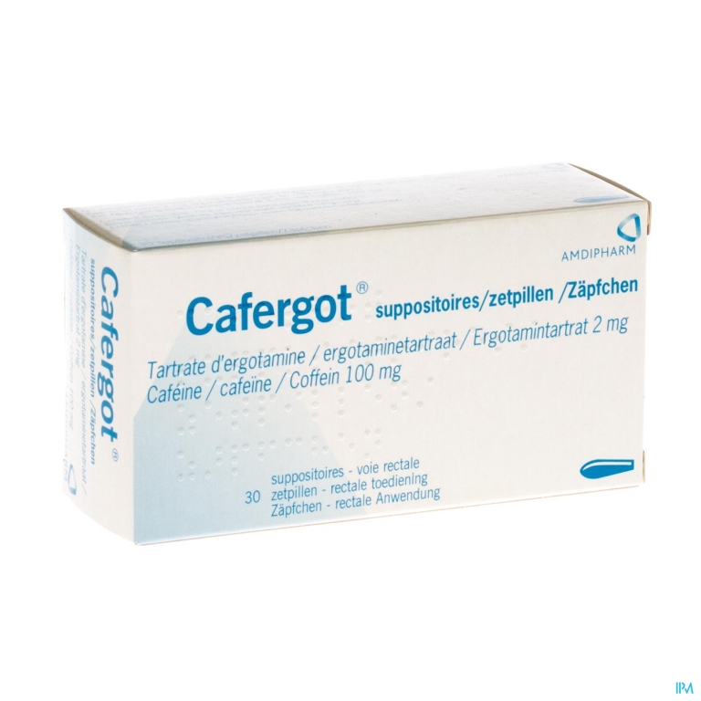 Cafergot Supp 30x2mg