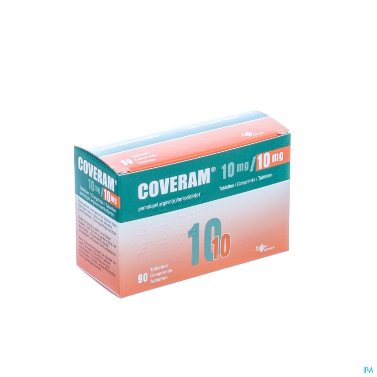 Coveram 10mg/10mg Impexeco Comp 90 Pip