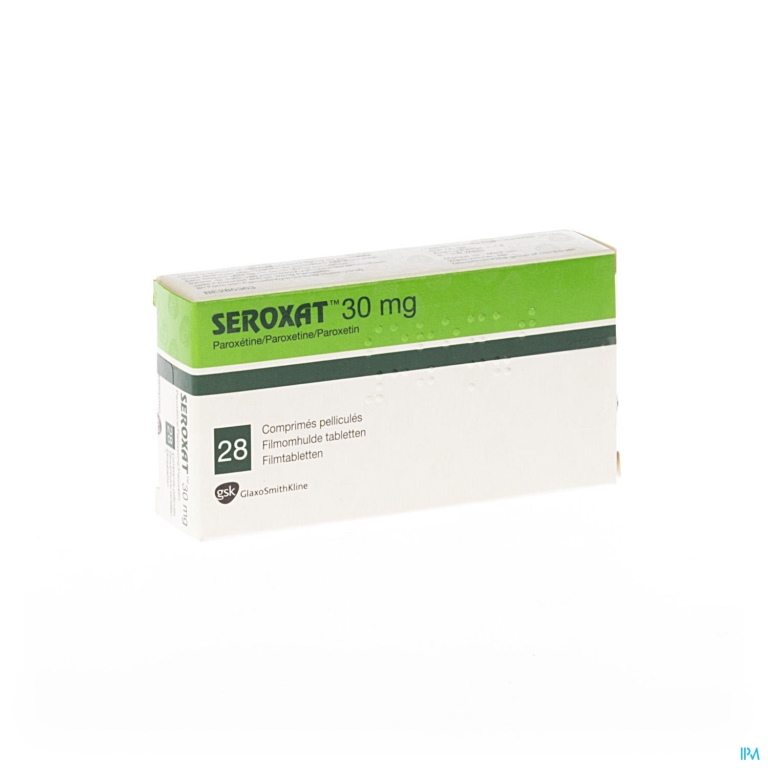 Seroxat Glaxosmithkline Comp 28 X 30mg