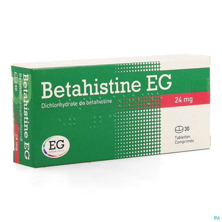 Betahistine EG Tabl 30X24Mg