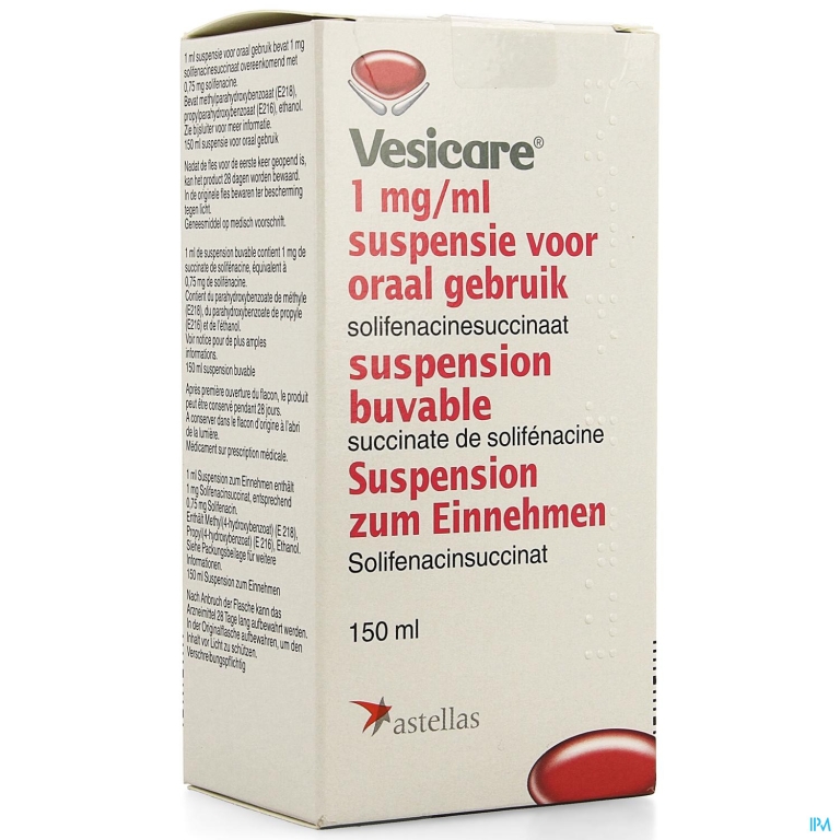 Vesicare 1mg/ml Orale Susp 150ml