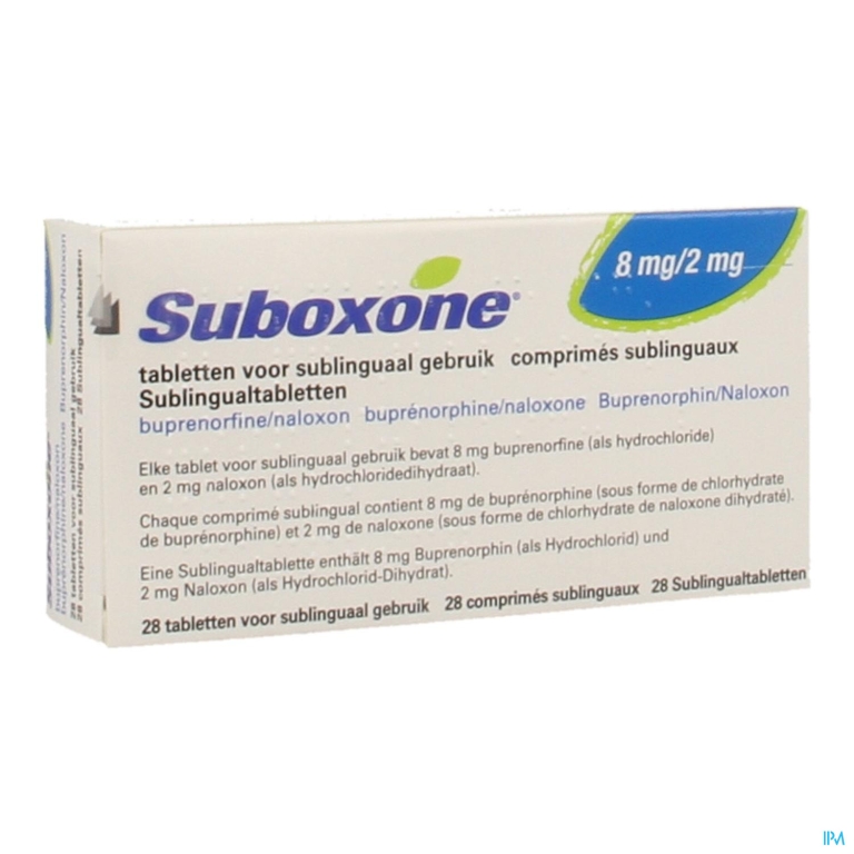 Suboxone 8mg/2,0mg Tabl Subl 28