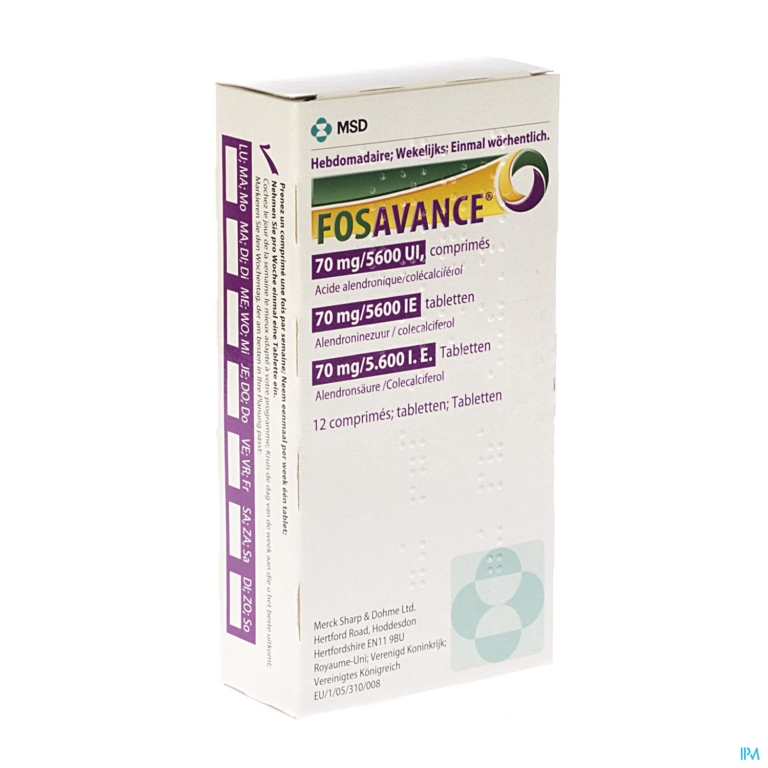 Fosavance Tabl 12 – 70mg /5600 Ui