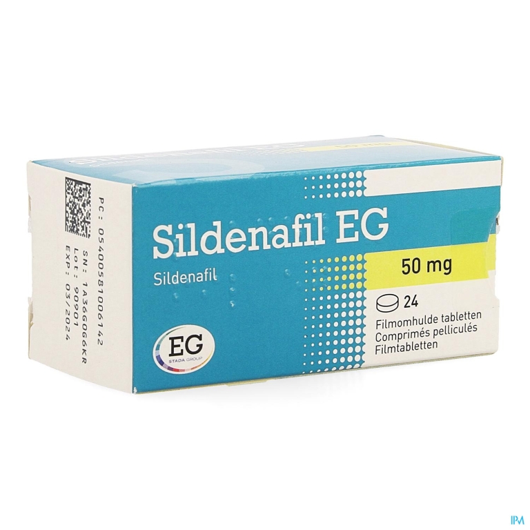 Sildenafil EG  50 Mg Filmomh Tabl 24 X  50 Mg