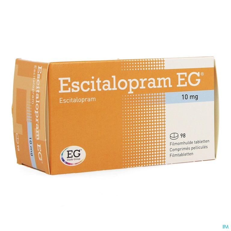 Escitalopram EG 10 Mg Filmomh Tabl 98 X 10 Mg