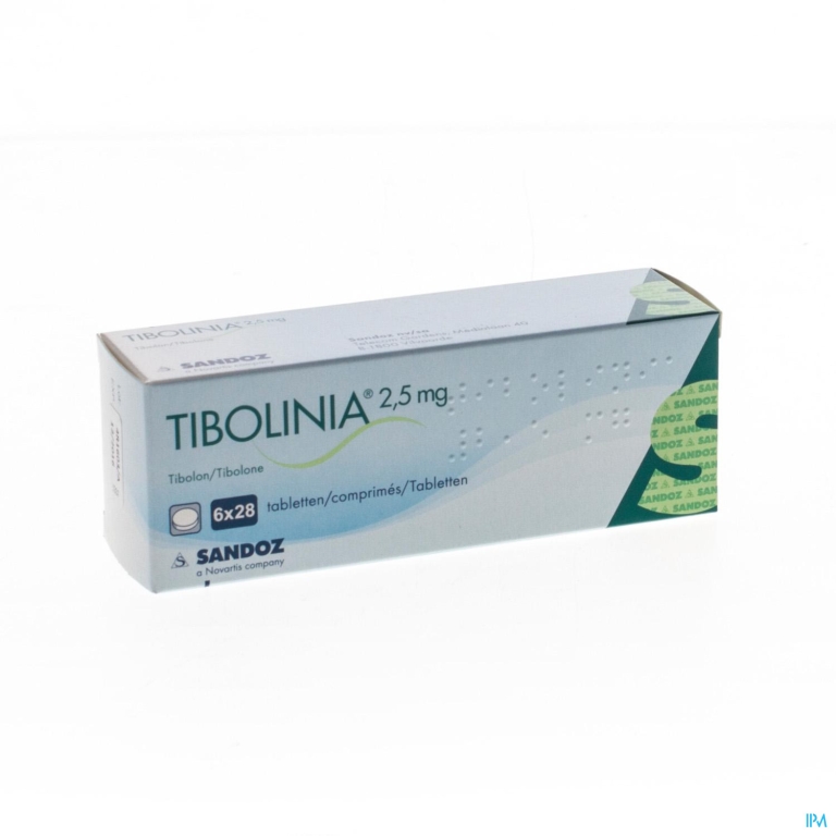 Tibolinia 2,5mg Sandoz Tabl 6 X 28