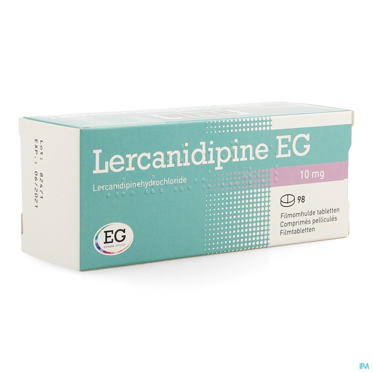 Lercanidipine EG 10 Mg Filmomh Tabl 98 X 10 Mg