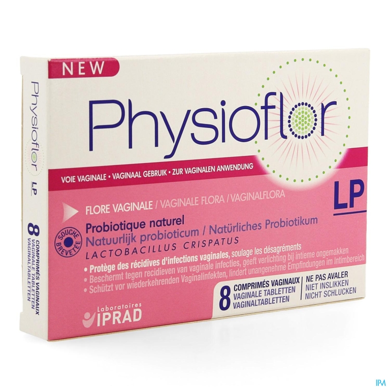 Physioflor Lp Vaginale Tabl 8