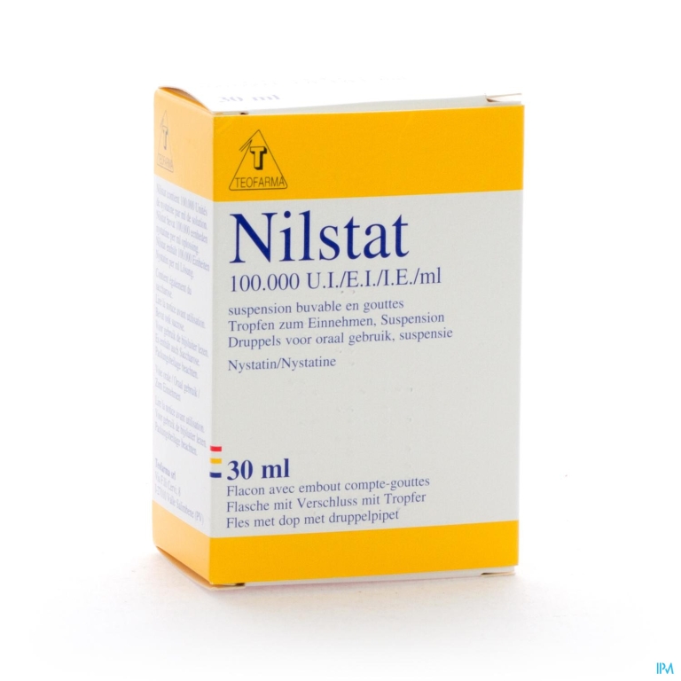 Nilstat Gutt Buv 1x30ml 100000 U/ml