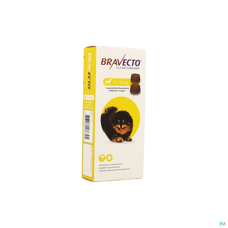 Bravecto Kauwtabletten Hond 2x 112,5mg