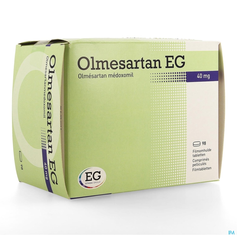 Olmesartan EG 40Mg Filmomh Tabl  98 X 40Mg