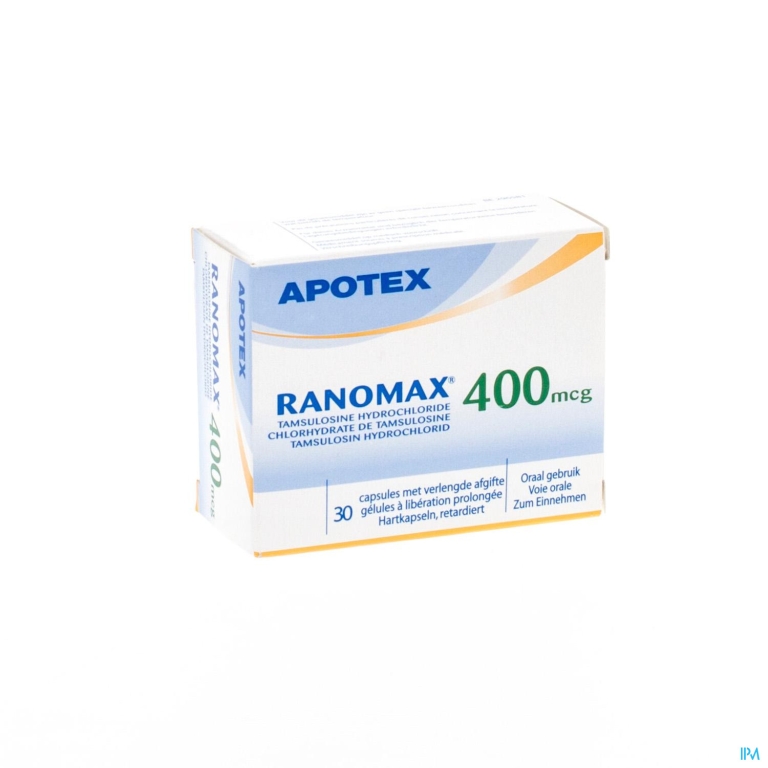 Ranomax Apotex 400mcg Caps 30 X 400 Mcg