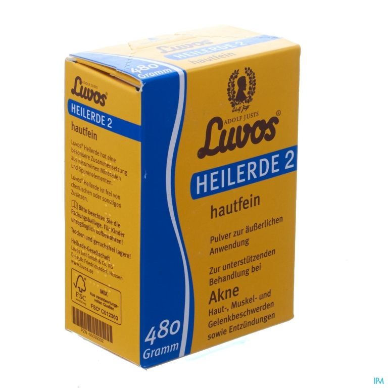 Adolf Justs Luvos Heilaarde Huid Pdr 480g