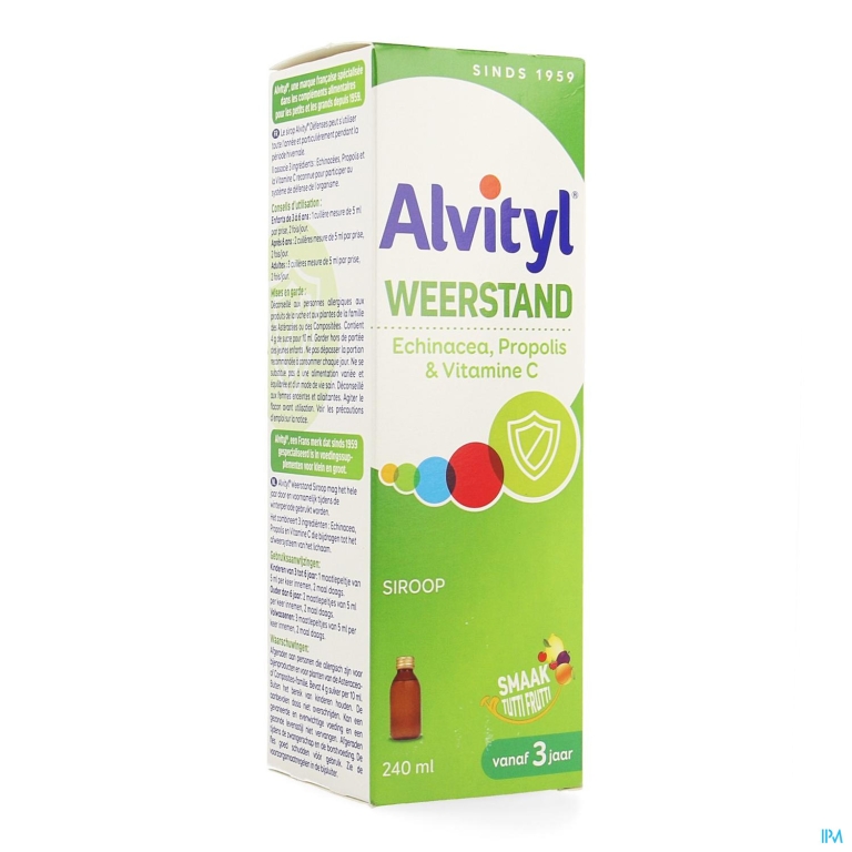 Alvityl Weerstand Siroop Fl 240ml